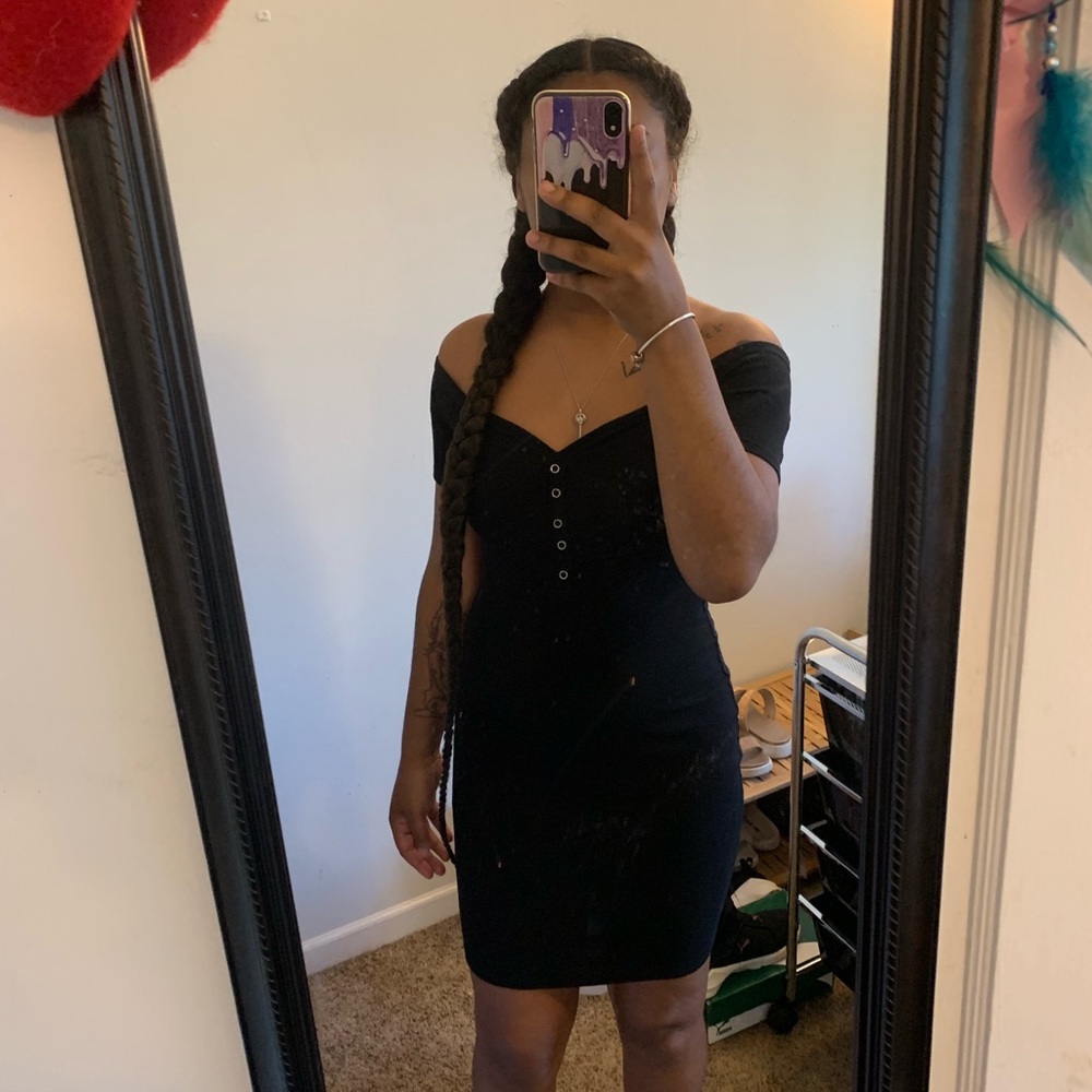 Off the shoulder dress
